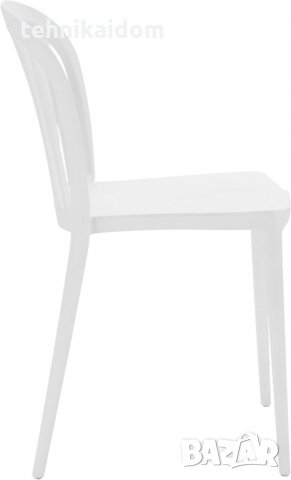 Трапезен стол 2 броя комплект в бяло LINZ последен комплект от модела, снимка 5 - Столове - 35245218