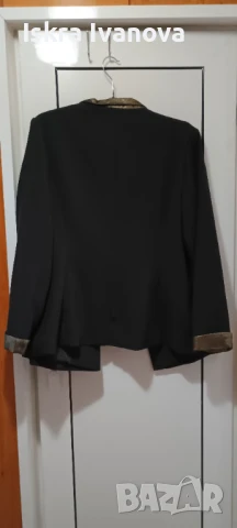 Официално черно дамско сако KIABI, размер 46, снимка 4 - Сака - 51233172