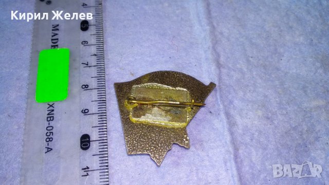 БПФК 1923-1944 Стара РЯДКА ЕМАЙЛИРАНА ПОСРЕБРЕНА БРОНЗОВА НРБ ЗНАЧКА 24870, снимка 4 - Колекции - 38465273