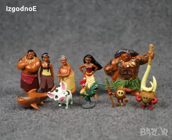 Фигурки за торта принцеса Моана Смелата Ваяна, снимка 1