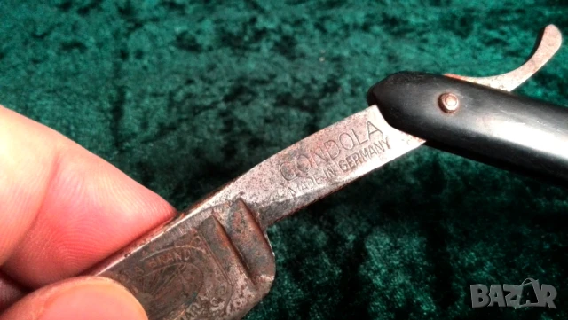 Уникален немски бръснач Solingen, снимка 4 - Антикварни и старинни предмети - 51309486