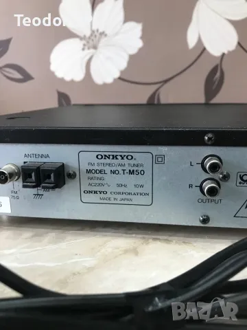 Onkyo T-M50 fm stereo tuner radio , снимка 10 - Аудиосистеми - 49457571