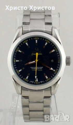 Мъжки луксозен часовник Omega Seamaster, снимка 5 - Мъжки - 32415667