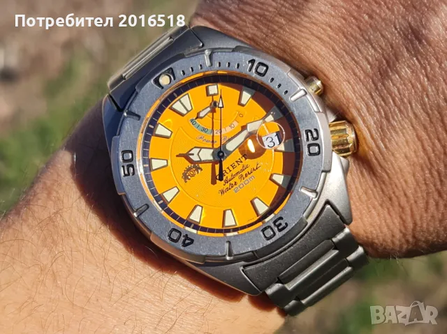 Orient M-force Automatic Titanium vintage Diver, снимка 11 - Мъжки - 50091459