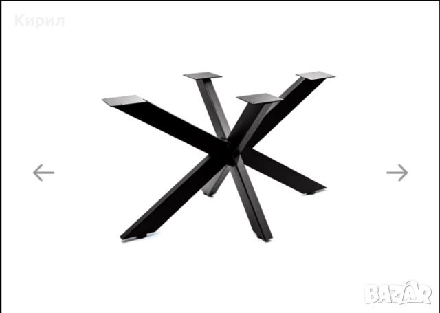 Метални крака за маса , снимка 6 - Маси - 51856164