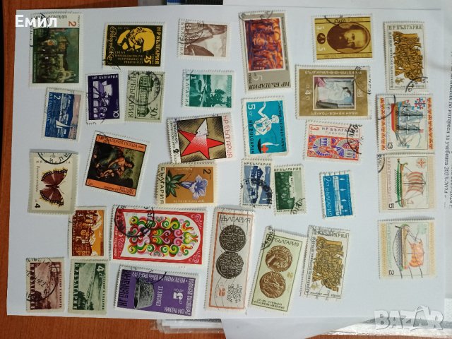 Лот пощенски марки България Клеймо, снимка 2 - Филателия - 43853508