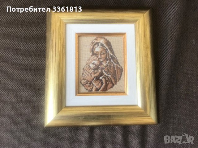  Продавам икона "Дева Мария" гоблен . 