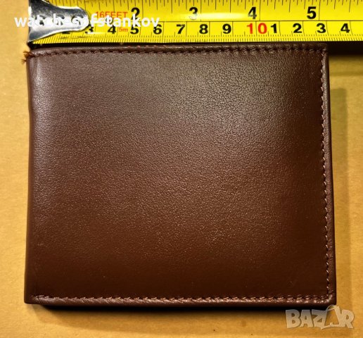 "Livergy"  Mens Brown Real Leather Wallet, снимка 9 - Портфейли, портмонета - 25156572