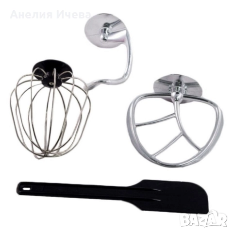 Многофункционален планетарен миксер с иноксова купа Royalty 5.5 л, снимка 4 - Миксери - 51696110