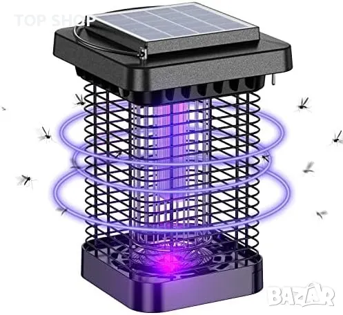 Нова Електрическа лампа за убиване на комари мухи/ Спалня Кухня Офис, снимка 6 - Други стоки за дома - 49249448