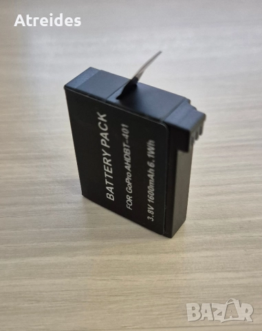 Батерия за GoPro 4, снимка 4 - Батерии, зарядни - 51553869