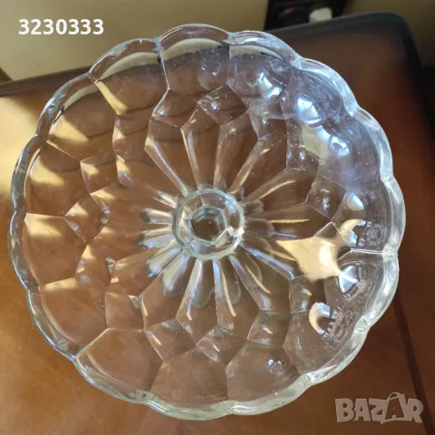  Кристална фруктиера стара, снимка 3 - Декорация за дома - 49706005