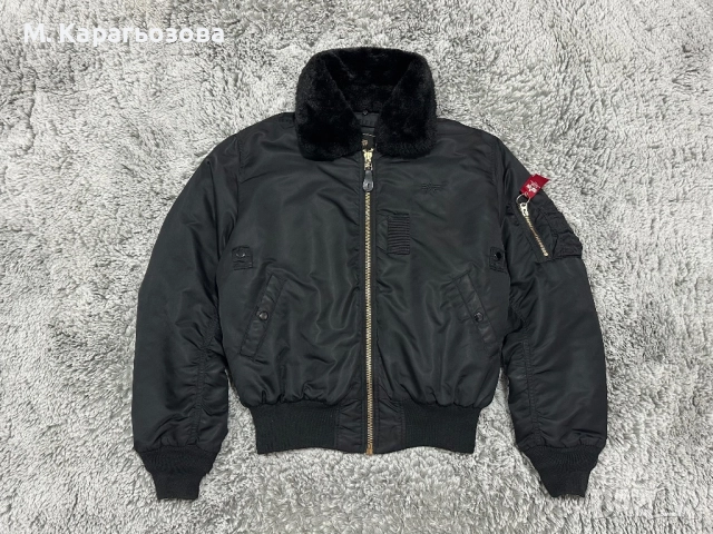 Мъжко Alpha Industries B-15 flight jacket, Размер М, снимка 2 - Якета - 52861123