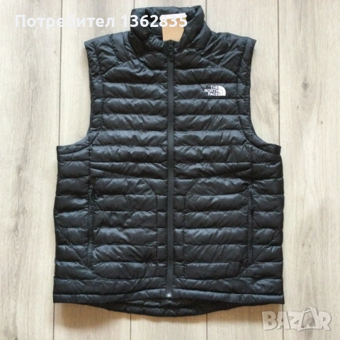 НОВ оригинален черен пухен елек елече THE NORTH FACE размер L от САЩ, снимка 3 - Якета - 53466099