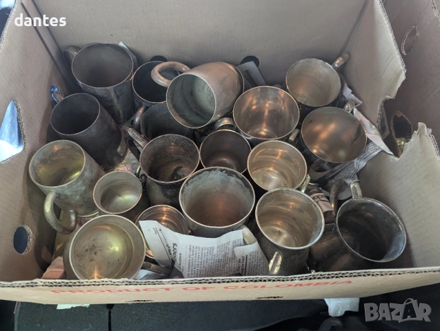 Бронзови съдове, сервизи, чайници, халби, свещници и др. – 222 бр., снимка 2 - Антикварни и старинни предмети - 51816434