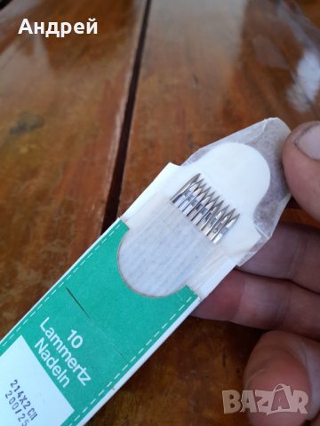 Стари игли за шевна машина Lammertz, снимка 4 - Други ценни предмети - 38473635