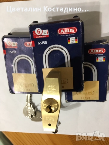 качествени немски катинари на марката Abus, снимка 4 - Други инструменти - 52240773