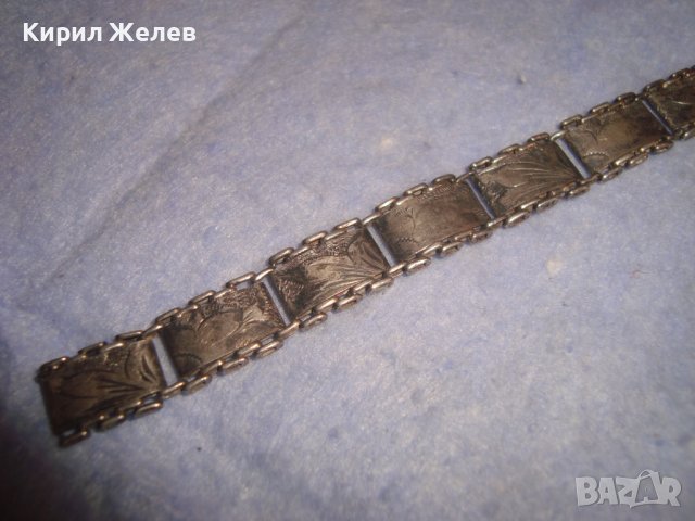 СТАРИННА РЪЧНО ФЛОРАЛНО ОРНАМЕНТИРАНА СРЕБЪРНА ГРИВНА УНИКАТ АНГЛИЯ - ЛИПСВА 1-та ЗАКОПЧАЛКА! 27314, снимка 12 - Антикварни и старинни предмети - 36827924