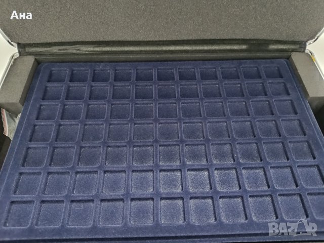 Нумизматичен  алуминиев куфар за 205 монети , снимка 2 - Нумизматика и бонистика - 44128550