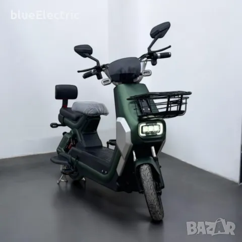 Електрически скутер blueEelctric Infinity GT-1000 1200W | 72V | 23Ah | ARMY GREEN, снимка 2 - Мотоциклети и мототехника - 49745612
