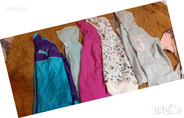 Голям лот дрешки за момиче-суитчъри,блузки с дълъг ръкав, долници и спортен екип-размер 134-140см, снимка 13 - Детски анцузи и суичери - 38900320