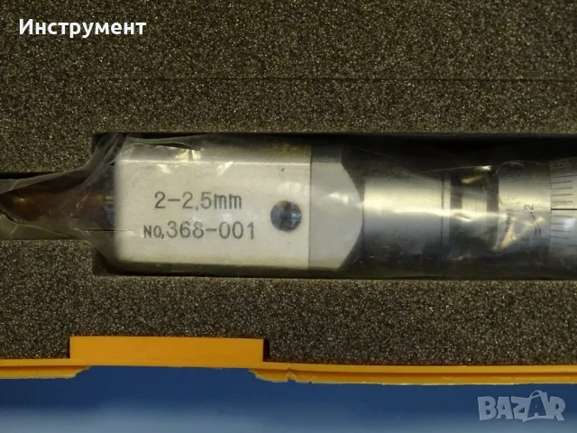 Микрометър 2-точков Mitutoyo 368-001(2-2.5mm) Mitutoyo 368-002(2.5-3mm) 2-point holtest, снимка 9 - Други инструменти - 49027390