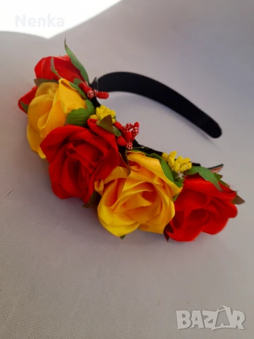 Венчета, китки,шноли за народна носия , снимка 6 - Аксесоари за коса - 50764933