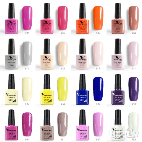 Промо ПАКЕТ 10 броя гел лак Venalisa, снимка 5 - Продукти за маникюр - 53536160