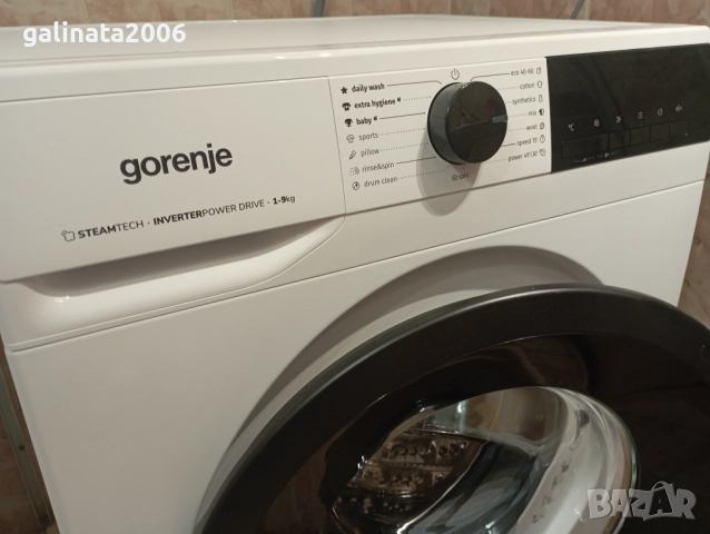 Чисто нова пералня Горение-9кг-10г гаранция, снимка 2 - Перални - 52496351