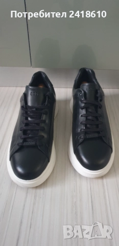 Hugo Boss Leather Mens Size 45/29см ОРИГИНАЛ! Мъжки спортно - елегантни обувки естествена кожа!, снимка 5 - Кецове - 52335824