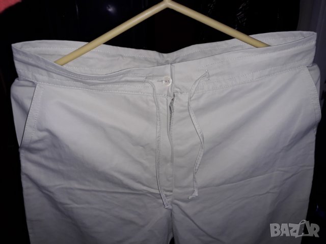 Дамски летен панталон с джобове светлорезидав по-къс, снимка 4 - Панталони - 28970247