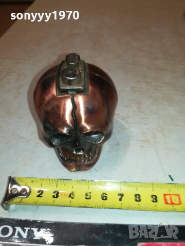 ЧЕРЕП-МЕТАЛНА ЗАПАЛКА-ВНОС SWISS 0709251635, снимка 18 - Колекции - 51633861