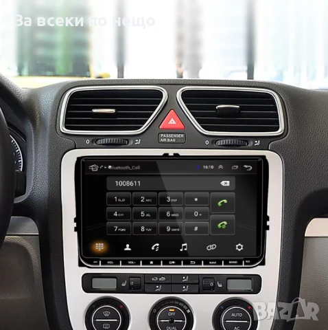 9-инчова мултимедия за VW Golf 5, 6, Polo, Passat, Touran – Android 13, CarPlay, Android Auto, 4GB R, снимка 6 - Аксесоари и консумативи - 51115796