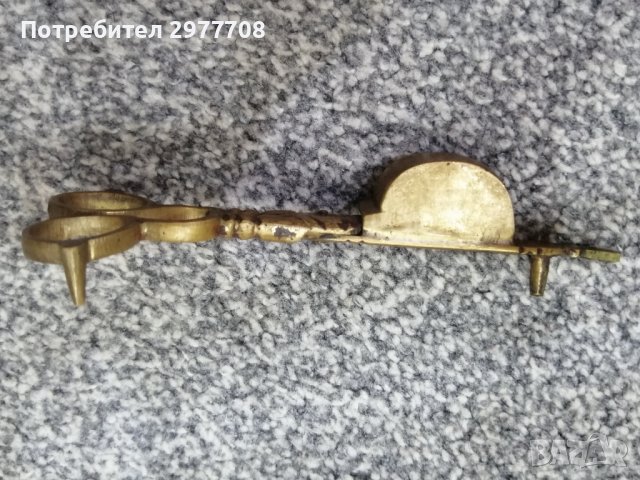 Антични ножици за подрязване на свещи , снимка 4 - Антикварни и старинни предмети - 36897429