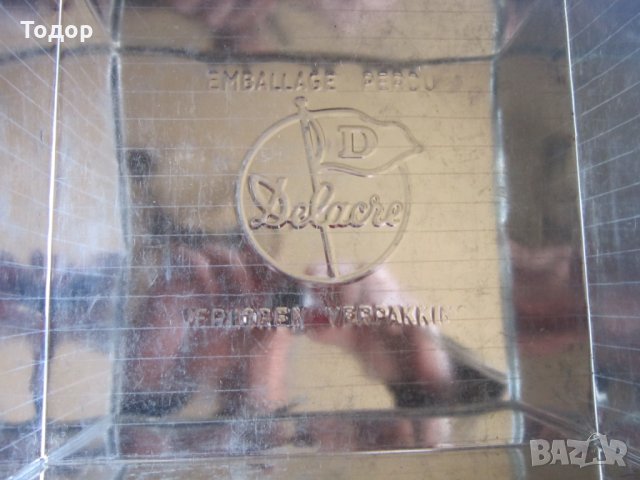 Старинна тенекиена ламаринена  кутия, снимка 5 - Колекции - 32810261