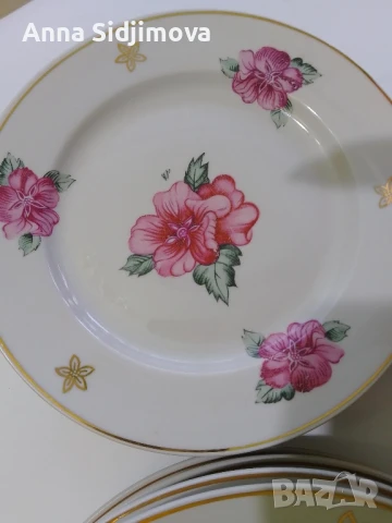 Руски порцелан сервиз за хранене , снимка 6 - Сервизи - 51252769