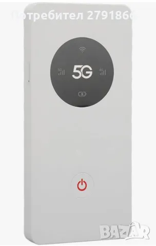 5G LTE модемен рутер със слот за SIM карта свързване на до 16 устройства,вградена батерия 8000mAh, снимка 3 - Рутери - 49875408