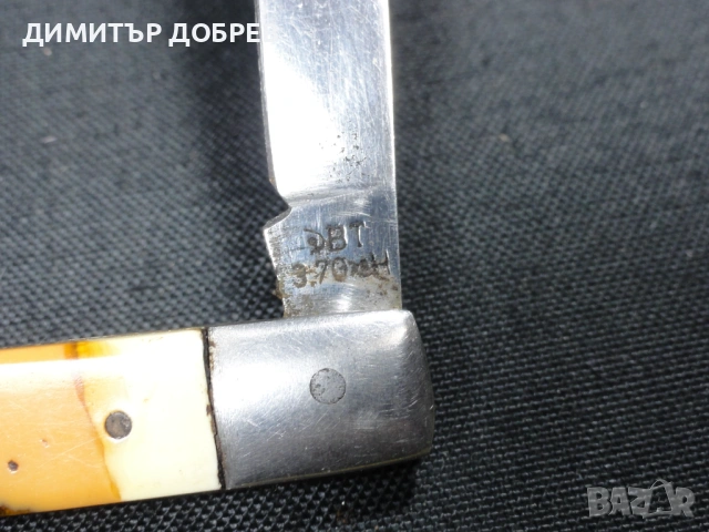 СТАР РЕТРО СОЦ НБР ДЖОБЕН НОЖ СГЪВАЕМА НОЖКА НОЖЧЕ ВТ, снимка 3 - Ножове - 53316072