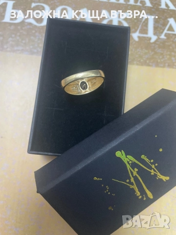 Златен Пръстен - 14 Карата, снимка 3 - Пръстени - 52833594