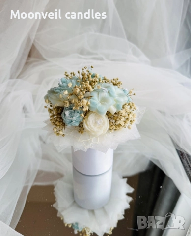 💐Ароматни мини букетчета от соев восък 💐, снимка 7 - Декорация за дома - 52138328