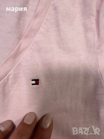 Розова тениска Tommy Hilfiger , снимка 3 - Тениски - 51110176