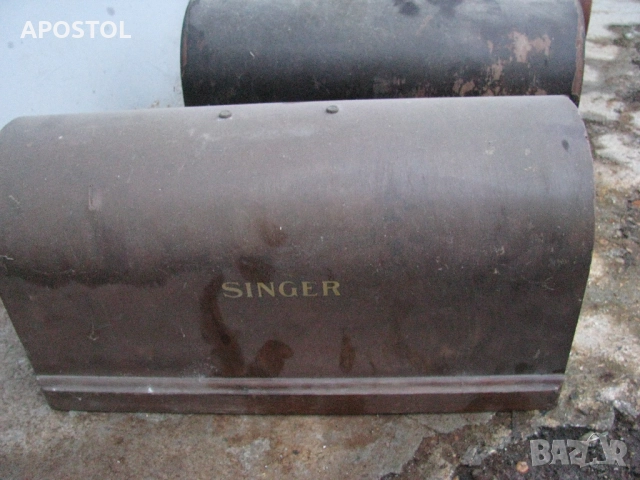 капак кутия за шевна машина  Singer, снимка 2 - Антикварни и старинни предмети - 40026818