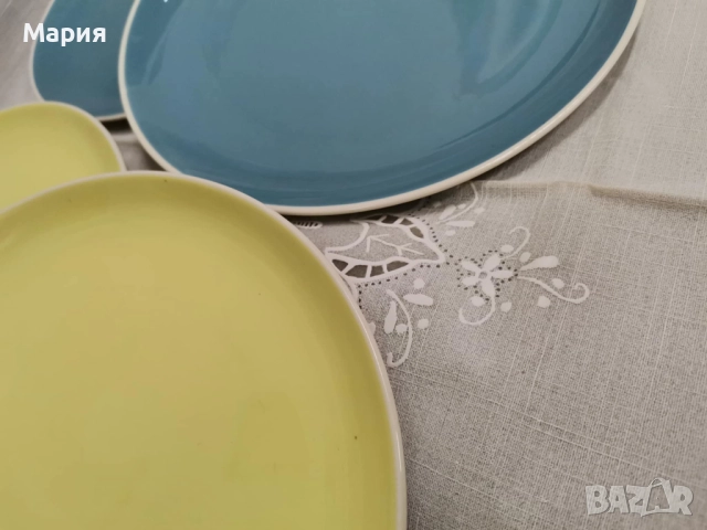 Villeroy & Boch Mettlach Saar 6 броя, снимка 3 - Чинии - 51933952