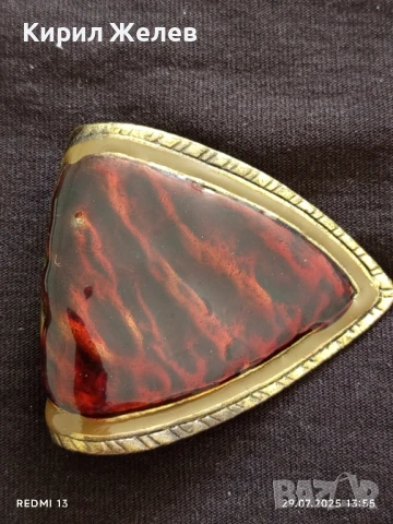 ВИНТИДЖ КАТАРАМА за КОЛАН с ОПАЛ МНОГО КРАСИВА 27758, снимка 2 - Колани - 51178946