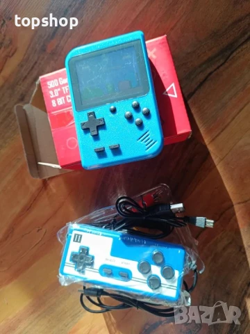 НОВА, ТЕСТВАНА, ПЕРФЕКТНА игрова конзола с класически 500 игри ETPARK, 3" IPS екран, преносима...., снимка 2 - Nintendo конзоли - 50502033