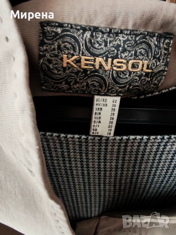 Вталена рокля Mango и късо сако KENSOL, пасващи си идеално, размер S, снимка 7 - Рокли - 53283820