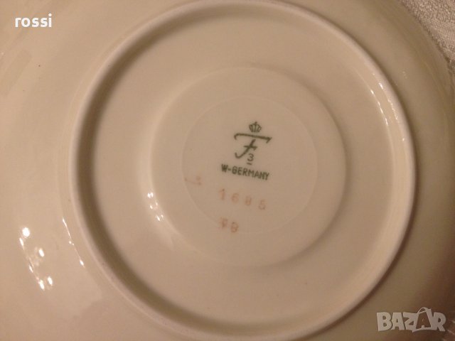 Fürstenberg "Fürstin" "Gräfin" W.Germany. Витринен.Сервиз за кафе чай и десерт., снимка 15 - Антикварни и старинни предмети - 43185568