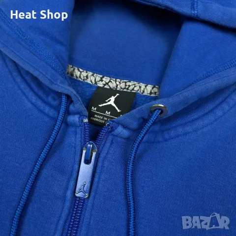 Мъжки суичър Jordan Jumpman Logo Full Zip Hoodie, снимка 4 - Суичъри - 49088174