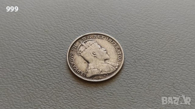 5 цента 1909 Канада - Сребро, снимка 2 - Нумизматика и бонистика - 44068835