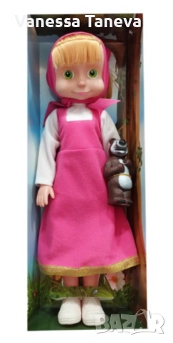 Голяма музикална детска кукла Маша от Маша и Мечокът 👧🎶🐻, снимка 4 - Музикални играчки - 52843087